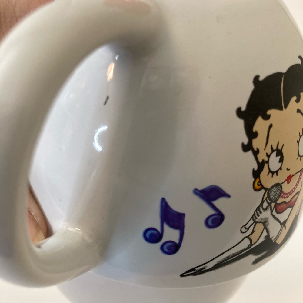 VINTAGE | 1998 BETTY BOOP CARTOON TEA-4-ONE 18 OZ POT & MUG SET Pink Top - Picture 10 of 10
